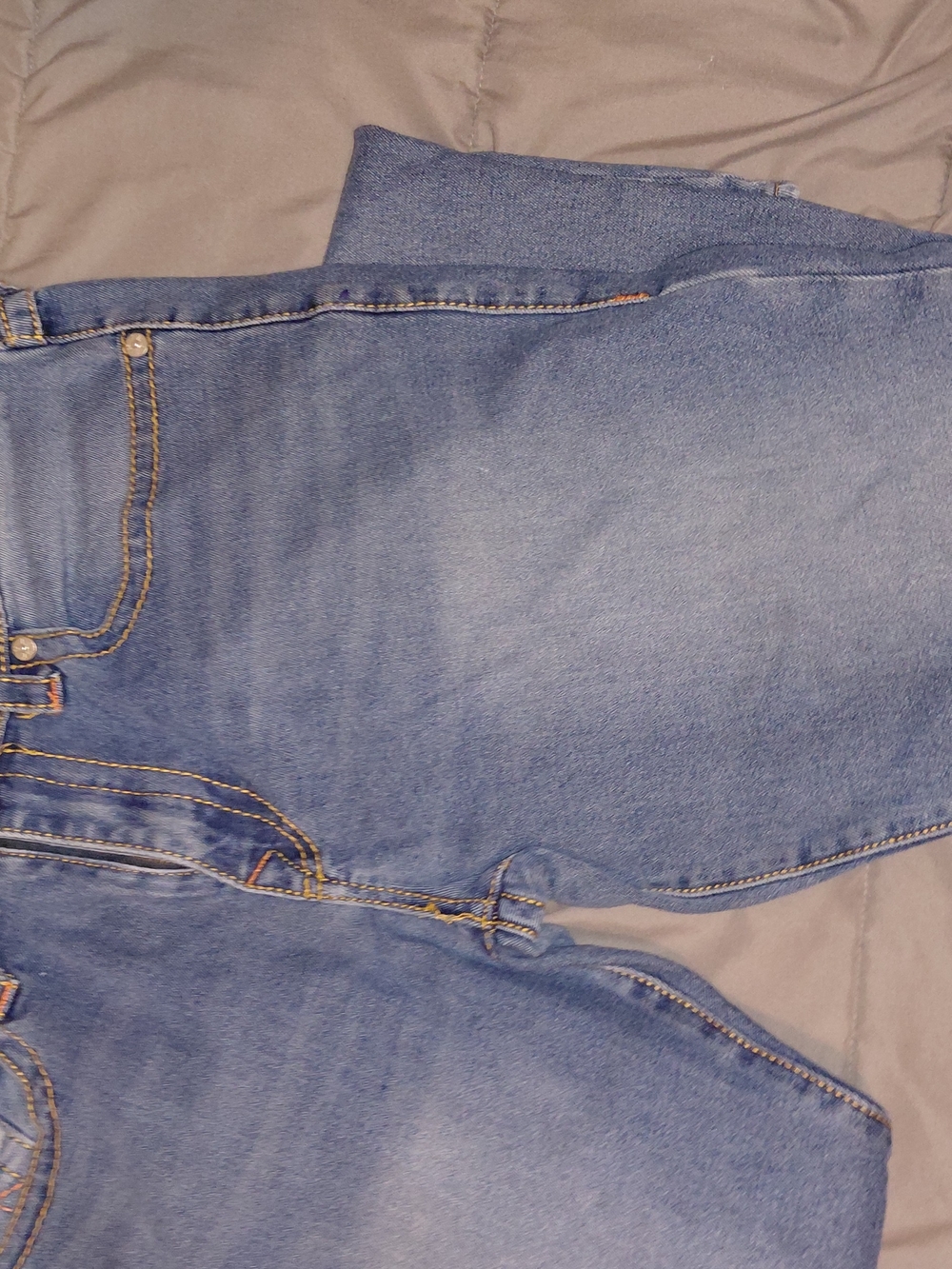 True Religion Men's Relaxed Blue Denim Jeans